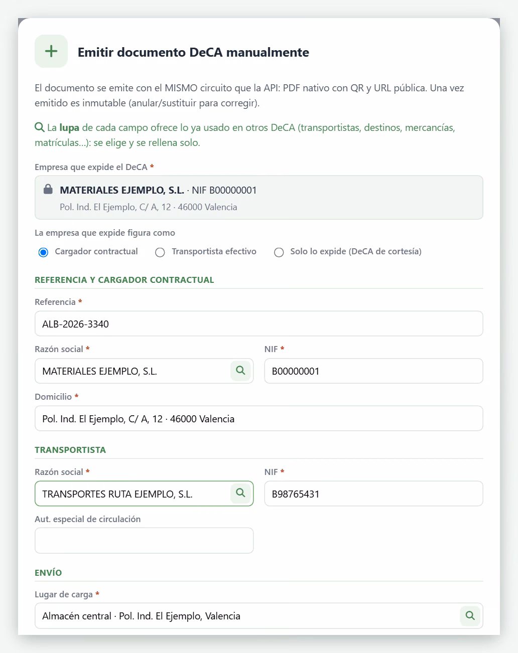 Alta manual d’un DeCA a JobDeca