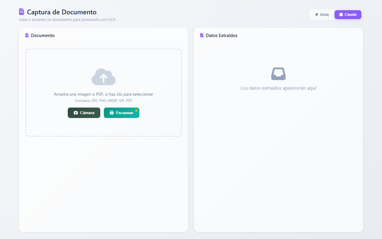 Captura de documentos